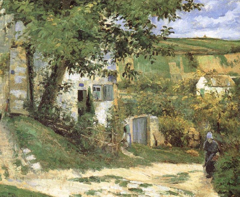 Camille Pissarro Pang Schwarz housing plan Sweden oil painting art